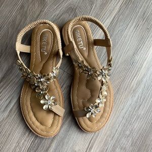 Flower Gem Sandals